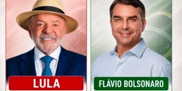 Lula e Flávio Bolsonaro pesquisa