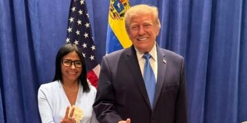 delcy e trump venezuela