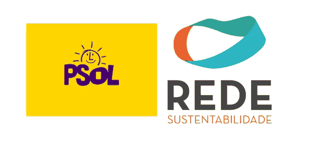 Logos do PSOL e da Rede Sustentabilidade